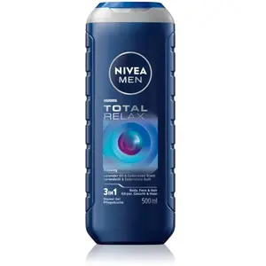 NIVEA MEN Total Relax gel douche relaxant 500 ml pas cher