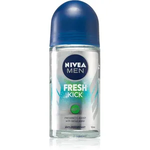 Comparateur de prix : Nivea Nivea Men Fresh Kick Anti-Transpirant Roll-On Pour Homme 50 Ml