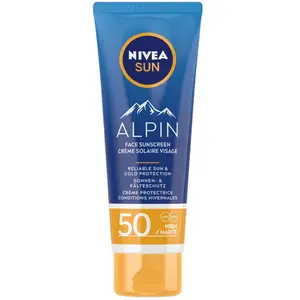 NIVEA Crème solaire protectrice SPF 50 - Alpin - Visage - 50 ml pas cher