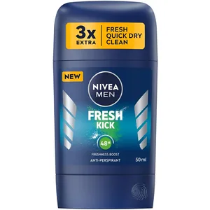 Comparateur de prix : NIVEA Lot de 2 sticks de 50 ml pour homme - Formule légère de protection 48H - Avec eau de cactus pour une sensation de fraîcheur - Parfum rafraîchissant