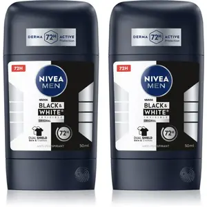 NIVEA MEN Black & White Invisible Original anti-transpirant solide con... pas cher