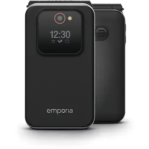 Emporia emporiaJOY-LTE 7,11 cm (2.8") 115 g Noir Téléphone pour seniors pas cher