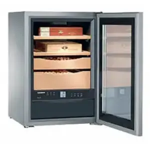 Liebherr ZKES 453 Cave à cigares (bois, verre, acier inoxydable, 16-20 °C) pas cher