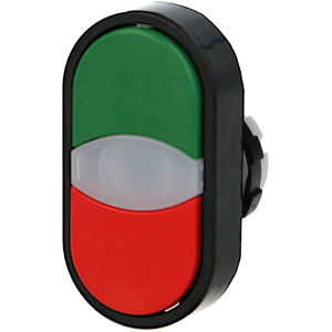 Tête de bouton poussoir double vert et rouge IMO Ø22mm BS3DT-GRE-RED
