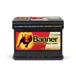 Comparateur de prix : Batterie de véhicule 12 V / 60 Ah Running Bull AGM 56001 Banner