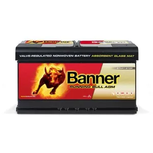 Batterie de véhicule 12 V / 92 Ah Running Bull AGM 59201 BannerVendu paramazon