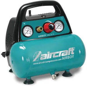 Comparateur de prix : Aircraft - Compresseur sans huile 6L 1,1kW/1,35Ch 90L/min 8 Bars 230V airboy 186 of e
