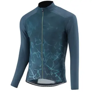 Maillot de cyclisme loeffler a manches longues m l s jersey crush hotbond rf bleu pas cher