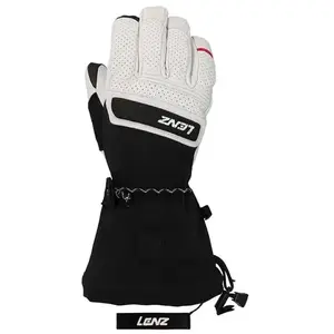 Comparateur de prix : Lenz - Heat Glove 9.0 Finger Cap - Gants ski femme White / Black - M