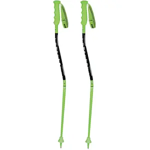 Komperdell - Bâtons de ski course - Nationalteam Alu Super-G Junior  en Aluminium - Taille 90 cm - Vert