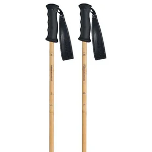 Bâtons Komperdell Carbon Cloud Bamboo marron clair (paire) - 130 pas cher