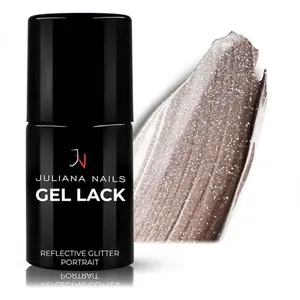 Vernis Semi-Permanent Gel Lack Juliana Nails glitter portrait pas cher
