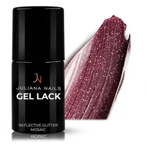 Vernis Semi-Permanent Gel Lack Juliana Nails glitter mosaic pas cher