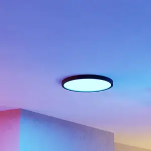 Comparateur de prix : EGLO connect Luminaire en saillie LED intelligent Fueva 6-Z, noir, Ø 3...
