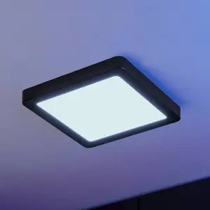 Comparateur de prix : EGLO connect Luminaire en saillie LED Fueva 6-Z, noir, 22 cm