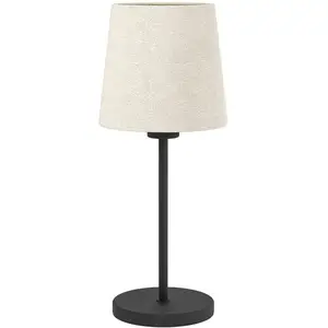 EGLO Lampe à poser Febres, noir/blanc pas cher