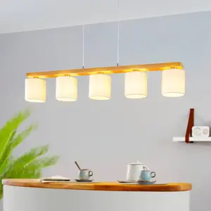 Comparateur de prix : EGLO Suspension Castralvo, luminaire suspendue à cinq lampes, lampe en...