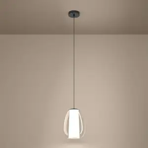 Suspension LED Stars of Light Menorca, nickel, Ø 22 cm CCT pas cher
