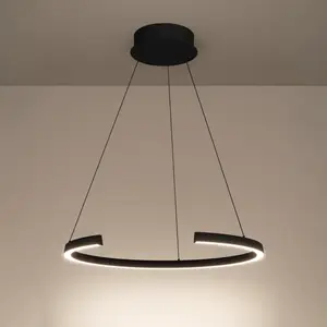 EGLO Suspension Stars of Light Labonete noire Ø 80 cm, à 1 lampe, CCT pas cher