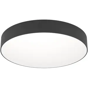 EGLO connect plafonnier LED intelligent Gallizzi-Z, noir, Ø 49 cm pas cher