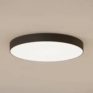 EGLO connect plafonnier LED intelligent Gallizzi-Z, noir, Ø 69 cm pas cher