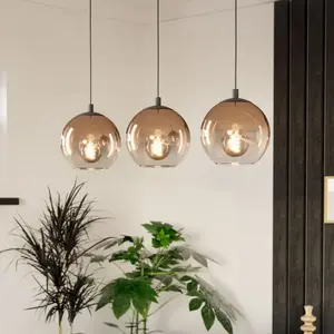 Eglo ARISCANI Suspension E27, 3 sources lumineuses, 901924,
