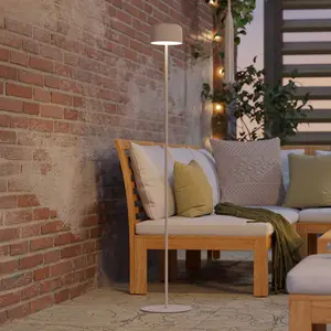 Comparateur de prix : Lampe De Patio Élégante Roccanova Solaire Blanc Avec Usb - 901893