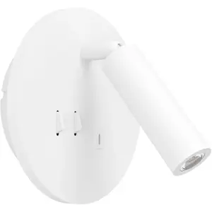 Eglo FANZAROTTA Applique murale avec fiche, avec USB, LED, 902164, pas cher