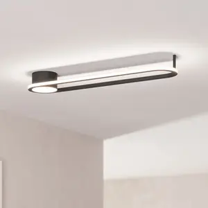 EGLO Plafonnier Élégant Collecorvino Noir - 902151 pas cher