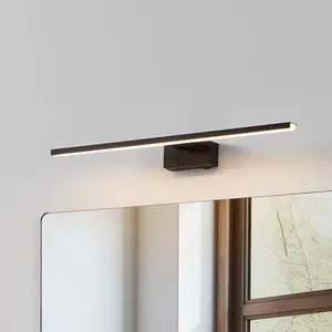 Comparateur de prix : EGLO Applique murale LED Conettilla, noir, largeur 60 cm, IP44, CCT