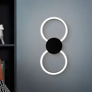 EGLO Applique Murale Design Venticello 1 Noir - 902124 pas cher