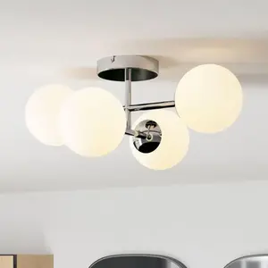 Plafonnier Castrovido Chrome À 4 Lumières - 902098
