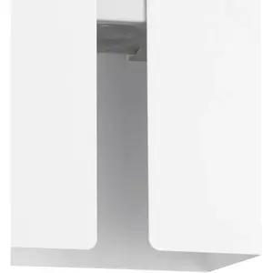 Comparateur de prix : EGLO Applique d'extérieur LED Briscola, blanche, hauteur 20 cm Métal, ...