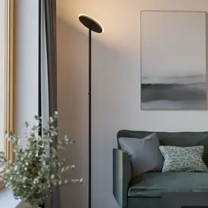 Eglo PIAGNOLO Lampadaire à éclairage indirect LED, 902715,
