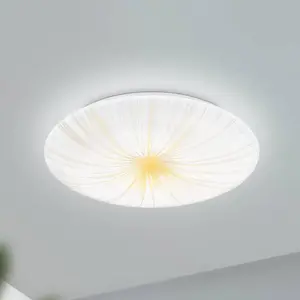 EGLO Plafonnier LED Nieves 1 au design rayonnant Ø31cm pas cher