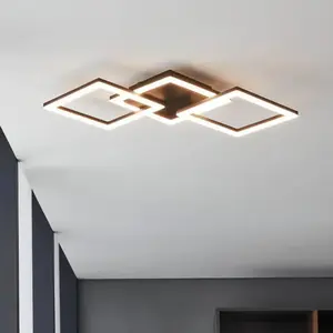 Comparateur de prix : Eglo - paranday-z plafonnier led 32.4w 3000-6500k noir - 900317