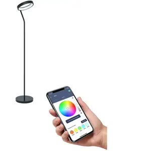Comparateur de prix : EGLO Lampadaire métal noir marghera-z led int 4x4w