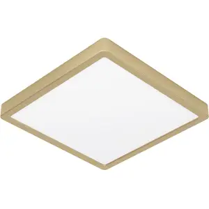 EGLO Panneau LED apparent Fueva 5 IP20 830 laiton 28,5x28,5 pas cher