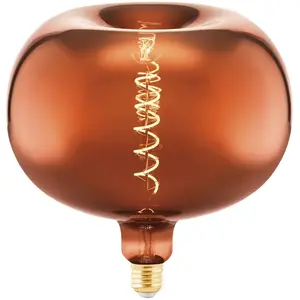 EGLO Ampoule LED E27 4W Big Size Pomme filament cuivre pas cher