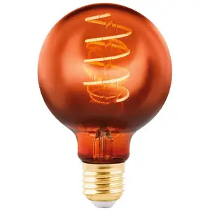 Ampoule LED E27 - EGLO - Vintage Spirale - Dimmable - 4 Watts - 30 Lumens - Verre Cuivré pas cher
