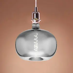 Comparateur de prix : EGLO Ampoule LED E27 4W Big Size en forme de pomme filament chrome