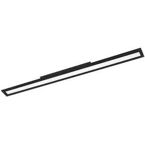 Comparateur de prix : EGLO connect Salobrena-Z LED plafonnier, 120x10cm, noir