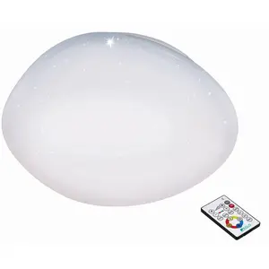 Comparateur de prix : Plafonnier led rvb Eglo sileras-z 3x11w 2700-6500k blanc - 900129