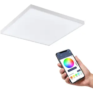 Comparateur de prix : EGLO connect Turcona-Z LED Plafonnier LED 30x30cm