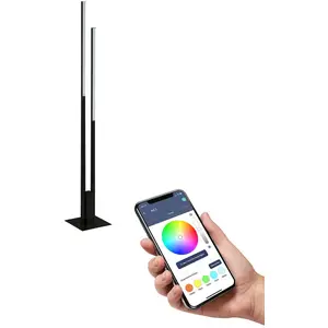 Comparateur de prix : EGLO connect Fraioli-Z lampadaire LED noir