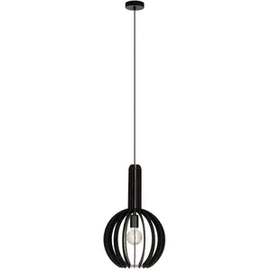 Comparateur de prix : EGLO Suspension Velasco en noir, Ø 31 cm