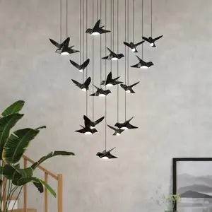 EGLO Stars Of Light LED Suspension Paratebueno noir rond 17flVendu parluminaire