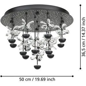 Comparateur de prix : Eglo PIANOPOLI 2 Plafonnier LED, 390275,