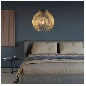 Lustre Suspendu Westinghouse Iron Hill - Bronze, 1 Ampoule E27 - Style Vintage Industriel