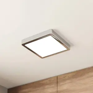 Eglo FUEVA 5 Aufbauleuchte, 210x210mm, 17W, 2000 lm, 3000K, chrom (900651)Vendu parluminaire